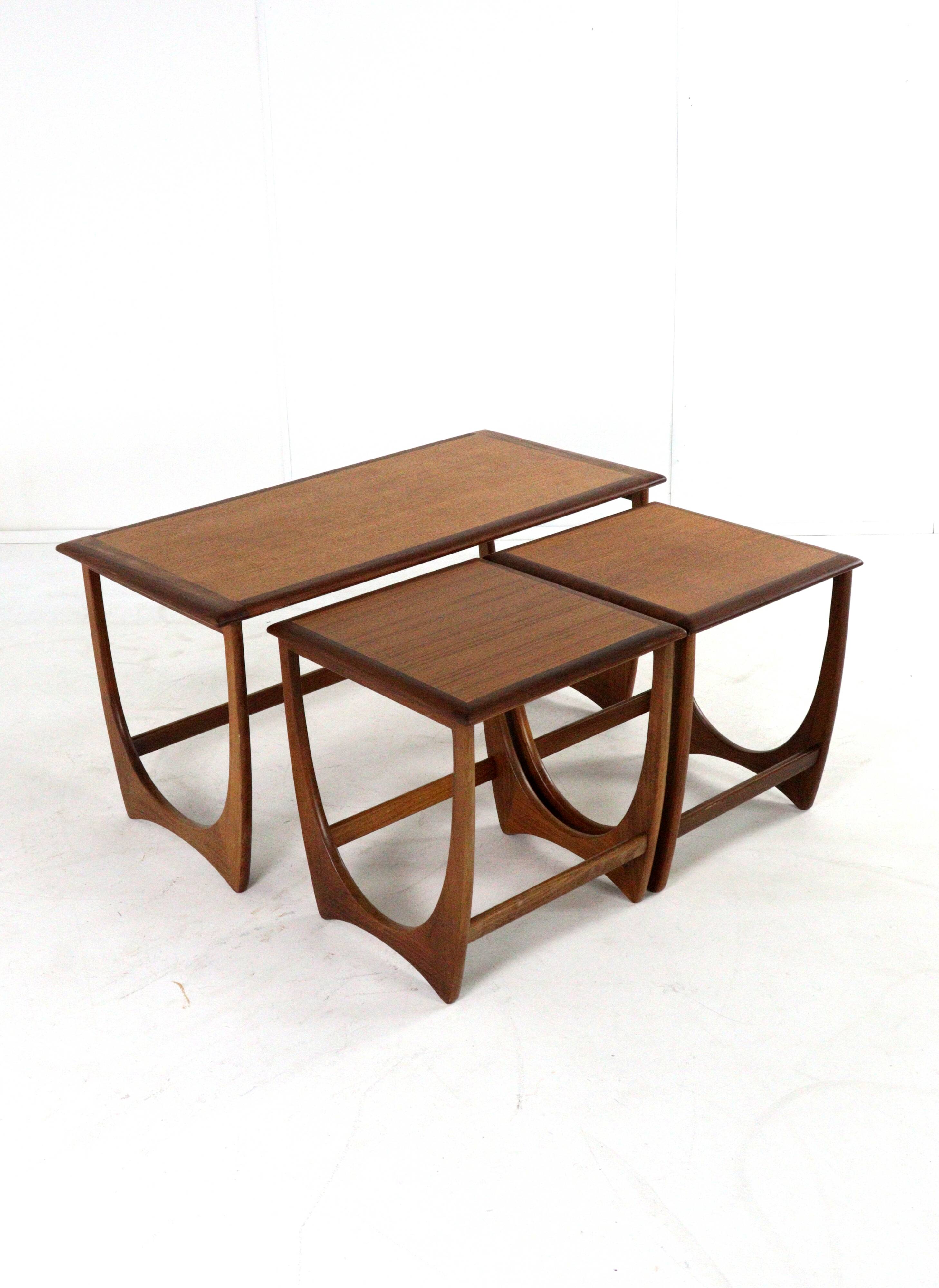 G-Plan coffee table with nesting tables - mid century modern