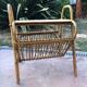 Vintage bamboo magazines rack