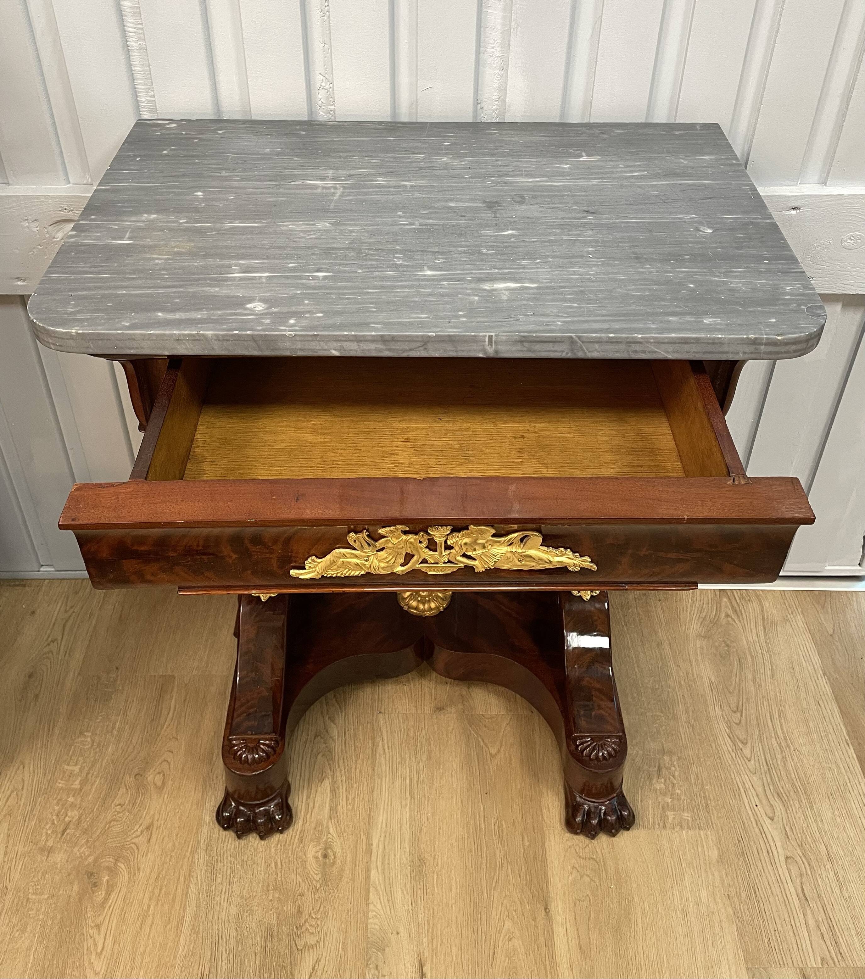 Small Restoration style mahogany console