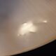 Metal table lamp and pleated lampshade