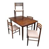 Table et chaises palissandre