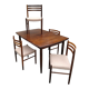 Rosewood table and chairs
