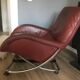 Robert Haussmann Lounge Chair for WK Möbel – Vintage Rocking Swivel Chair