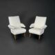 Pair of vintage armchairs from the 1950s-60s refurbished
