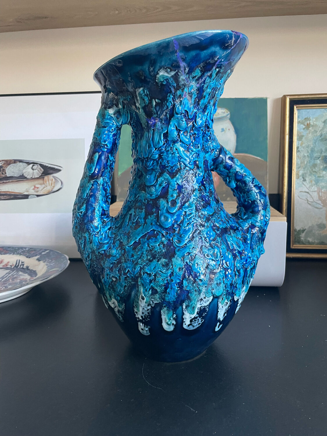 Vase bleu 80