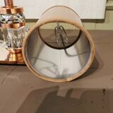 Art Deco mirror lamp, copper and glass