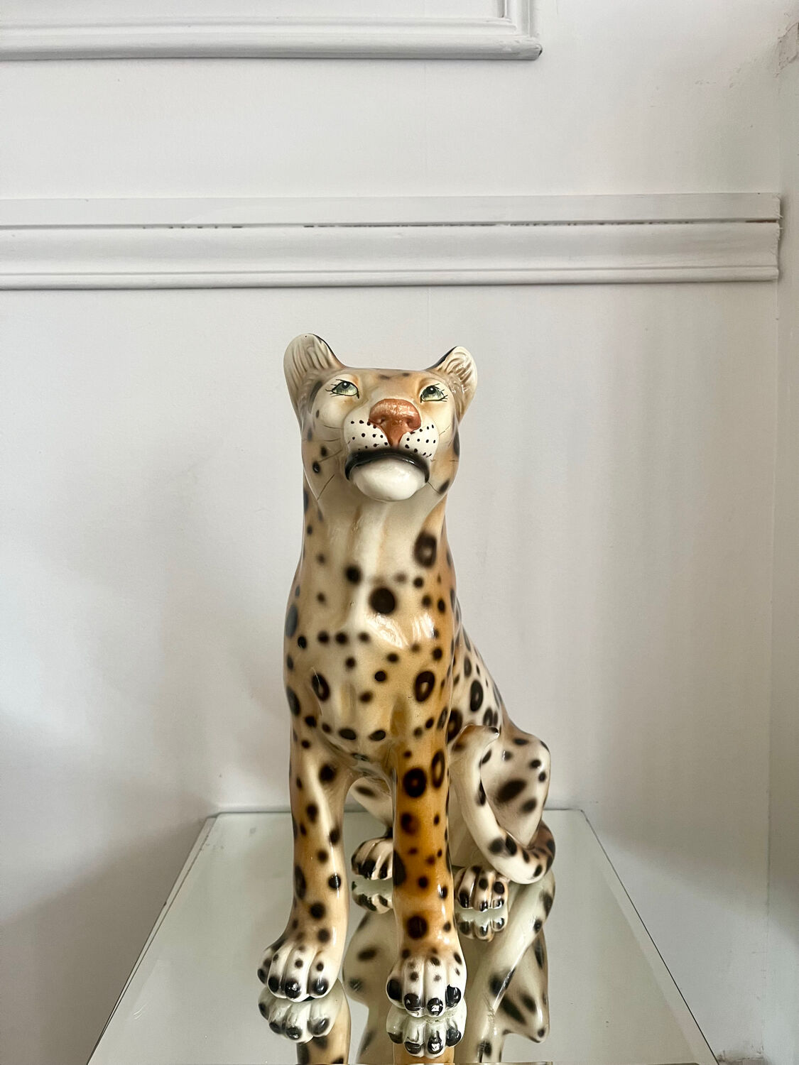 Vintage ceramic panther