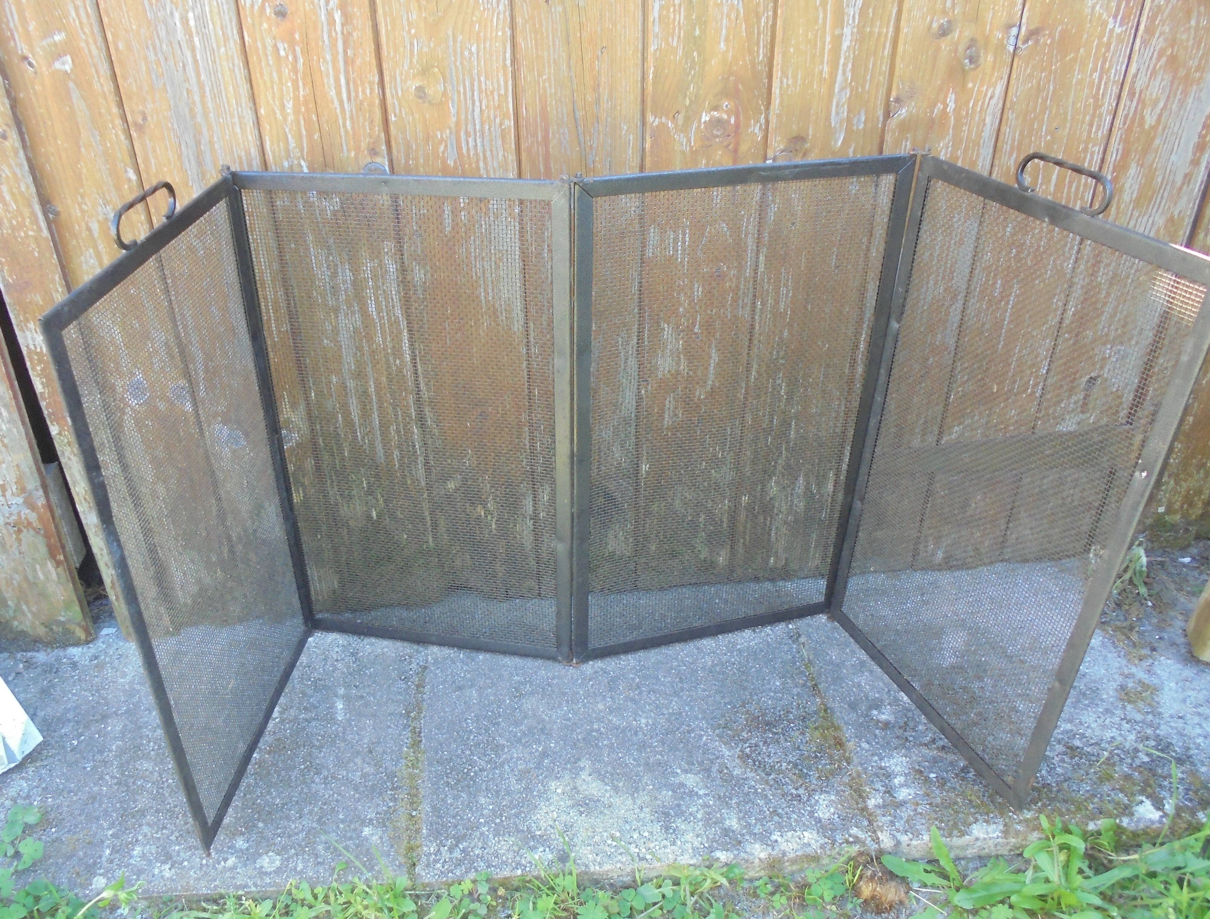 Fire Screen 4-sided Chimney Screen