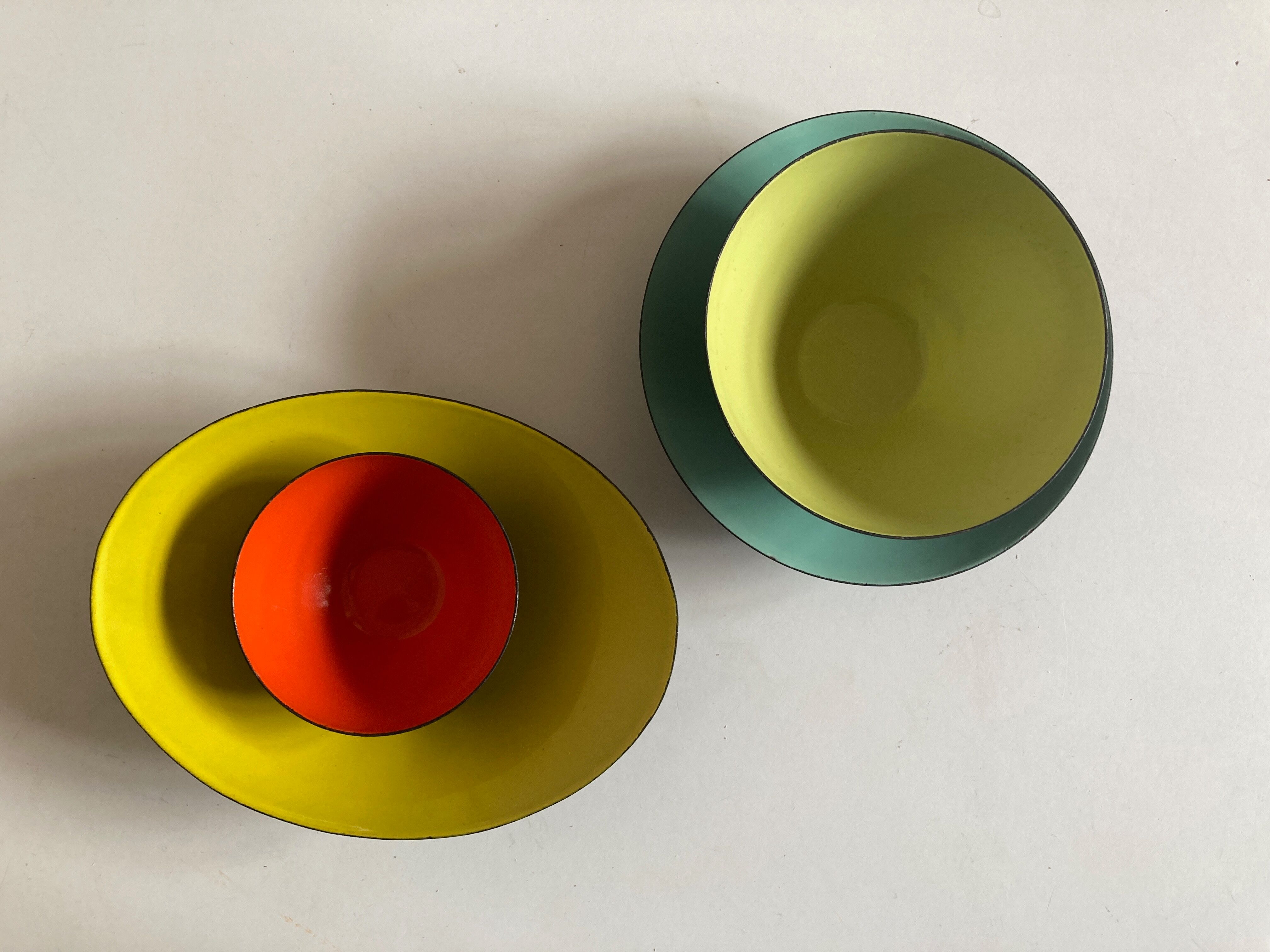 Herbert Krenchel set of 4 bowls for Krenit Denmark, 1960