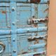 Ancien coffre de dot en teck birman