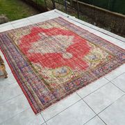 Tapis Oushak floral antique sku2274