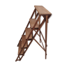 White wooden stepladder