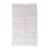 White Beni Mrirt Rug - 262 x 151 cm