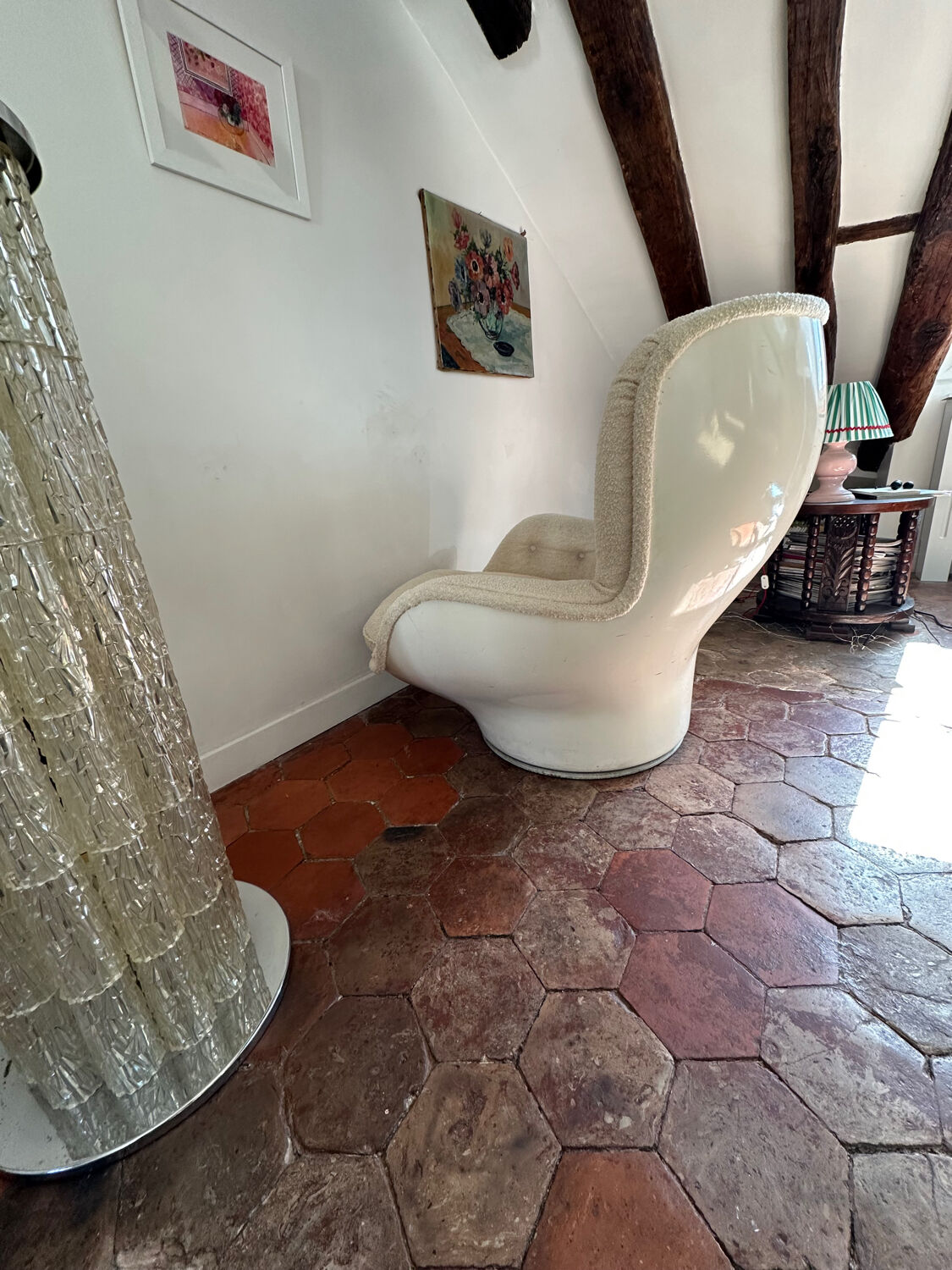 Vintage armchair Karate Michel Cadestin