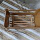 Rattan floor basket for pet