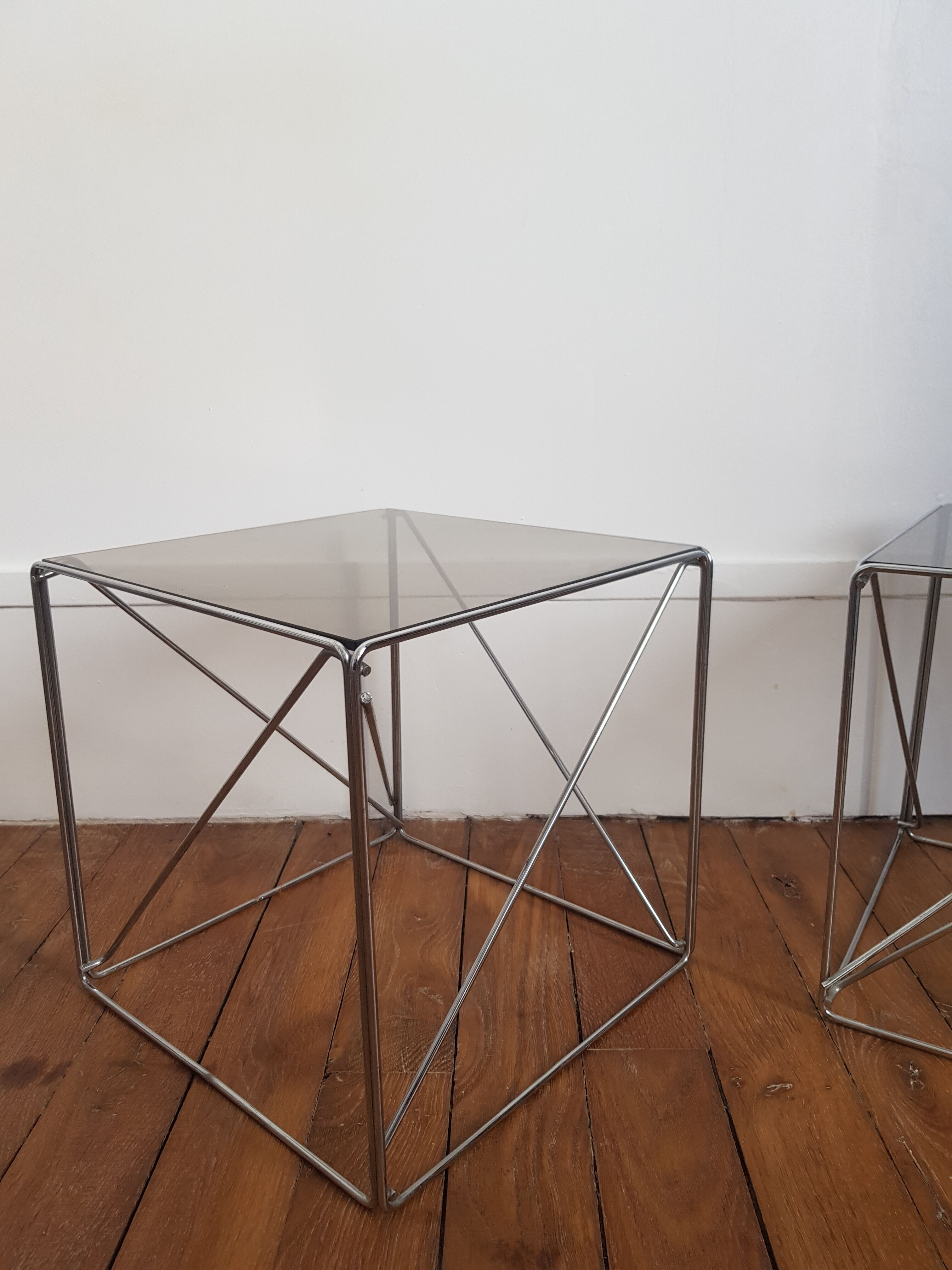 Model iscocèle coffee tables by Max Sauze