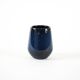 Vase en céramique bleu marine, design danois, années 1970, fabriqué au Danemark