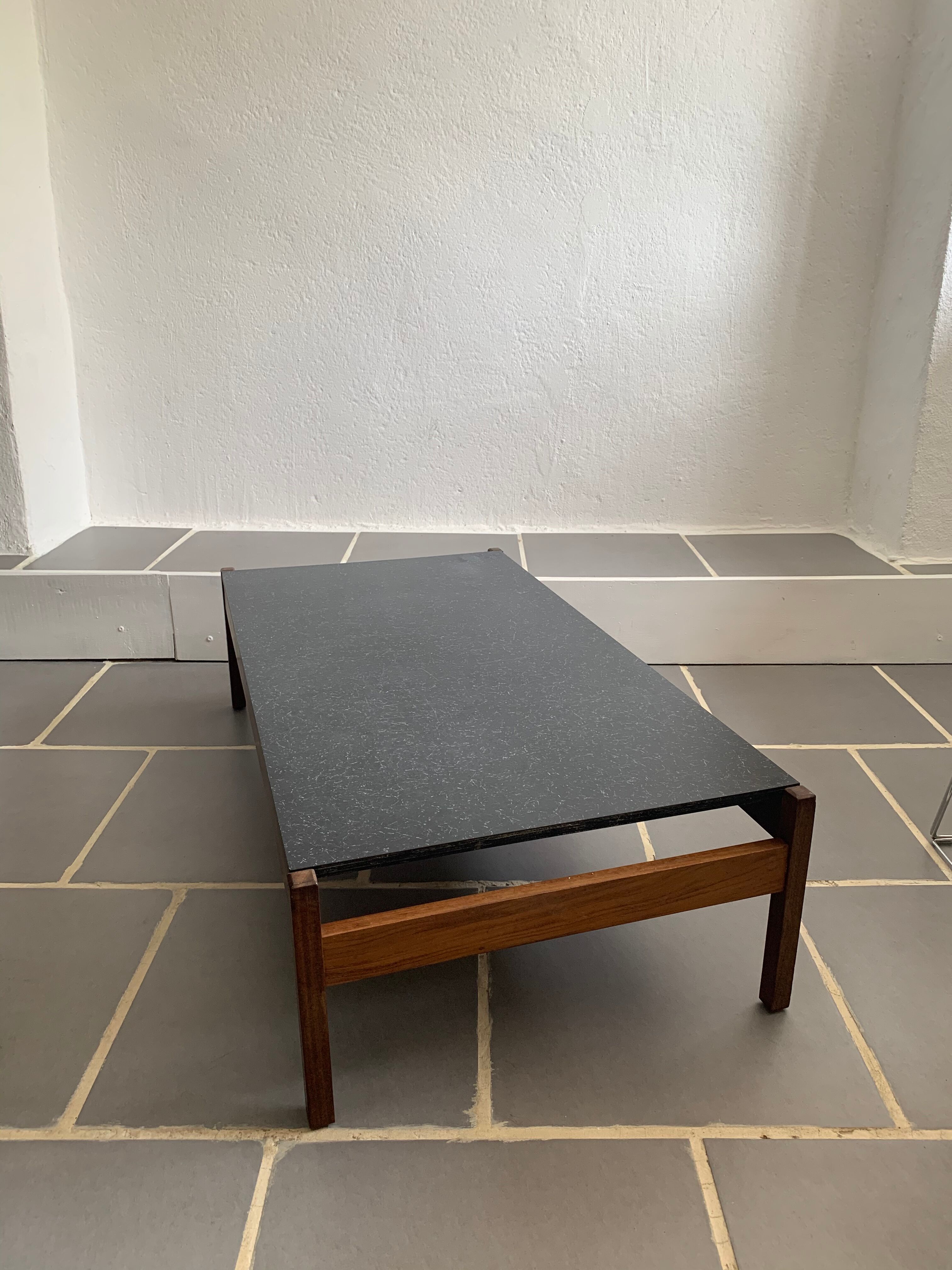 Vintage coffee table teak and formica