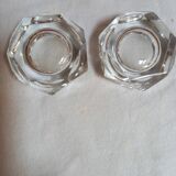 Paire de salerons en cristal de Baccarat