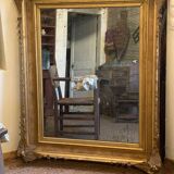 Large antique gilded mirror