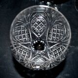 Baccarat set of 35 crystal glasses + 2 flower model carafes 9157 from 1907