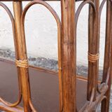 Bamboo wicker rattan 185cm vintage