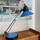 Blue aluminor desk lamp