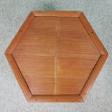Set of 2 bamboo coffee tables