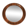 Mid Century Teak Round Wall Mirror, Denmark, 1960s