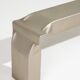 "Tube stool" bench in galvanized steel