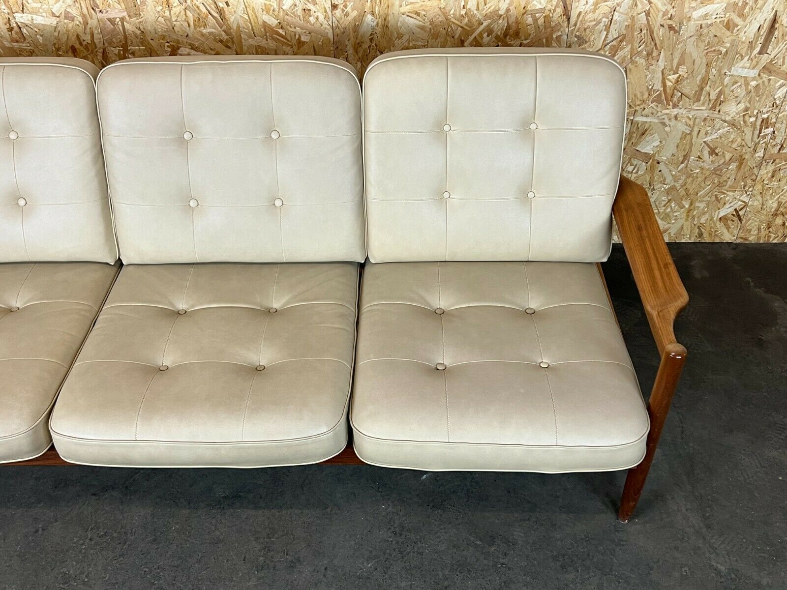 60s 70s sofa 3 seater couch seating set Danish Modern Design Denmark 60s 70s
