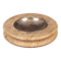 Round Italian Travertine Ashtray with Removable Metal Dish 1970