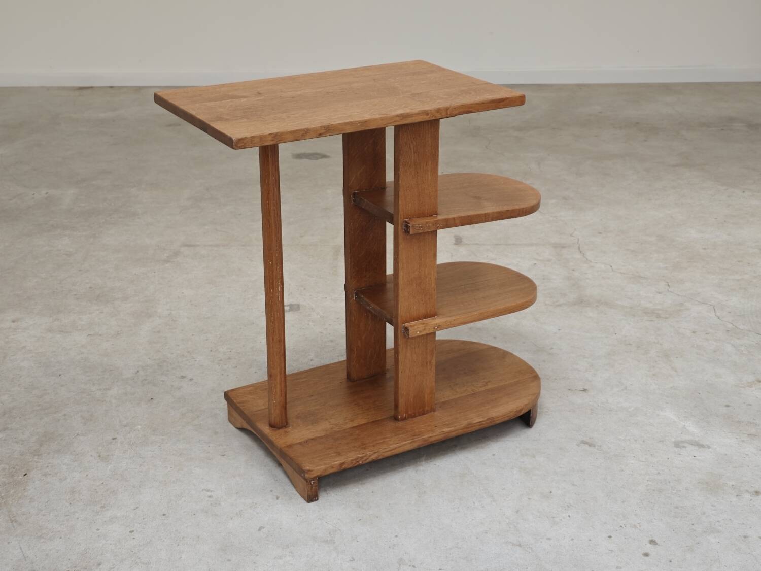Asymmetrical Art Deco side table or pedestal table by Michel DUFFET 1930