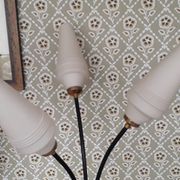 Lampadaire tripode métallique des années 50