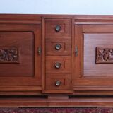 Art Deco Walnut Sideboard Buffet