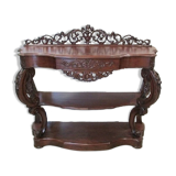 Mahogany Napoleon III console