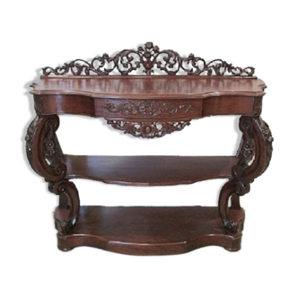 Mahogany Napoleon III console