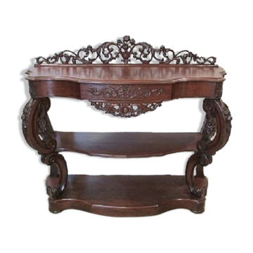 Mahogany Napoleon III console