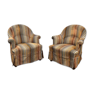 Paire de fauteuils crapaud - iii