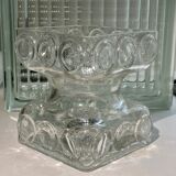 Candle holder vase Tamara Aladdin glass Riihimaki Finland 60s 70s