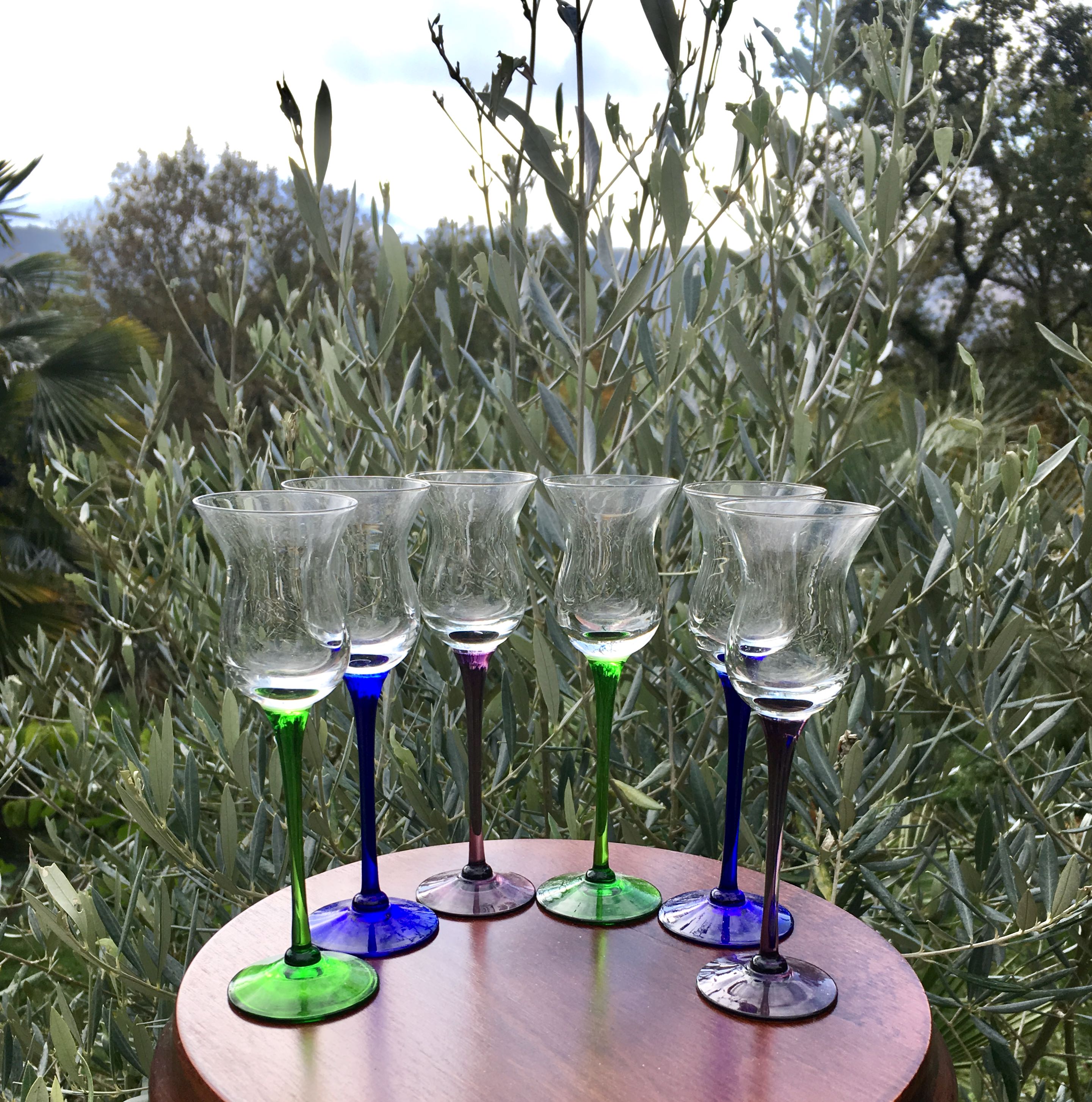 Set of 6 alcohol glasses