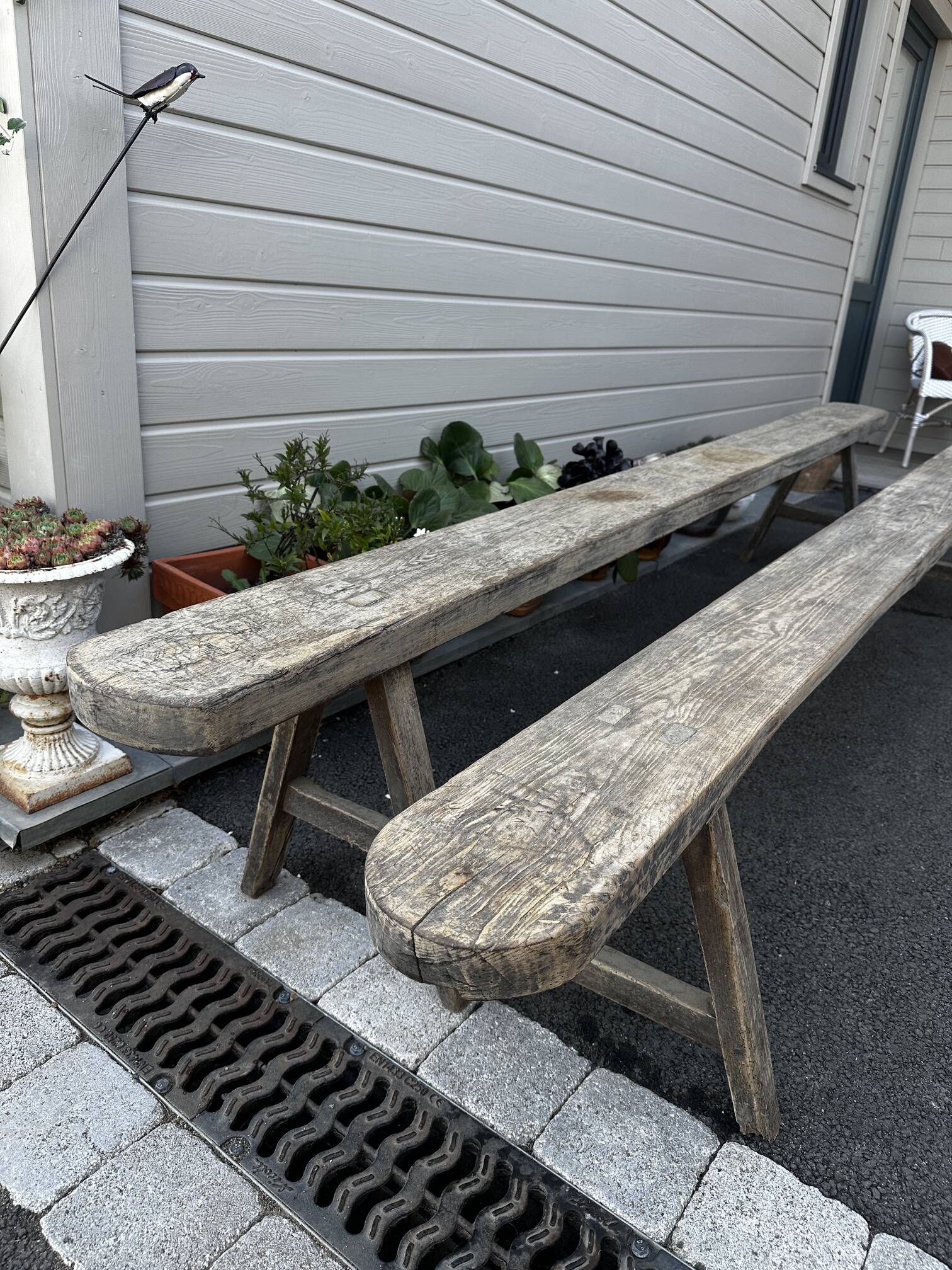 Paire de bancs