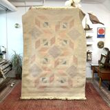 Tapis en laine röllakan 15, suède années 1960/1970, vintage, mid-c moderne