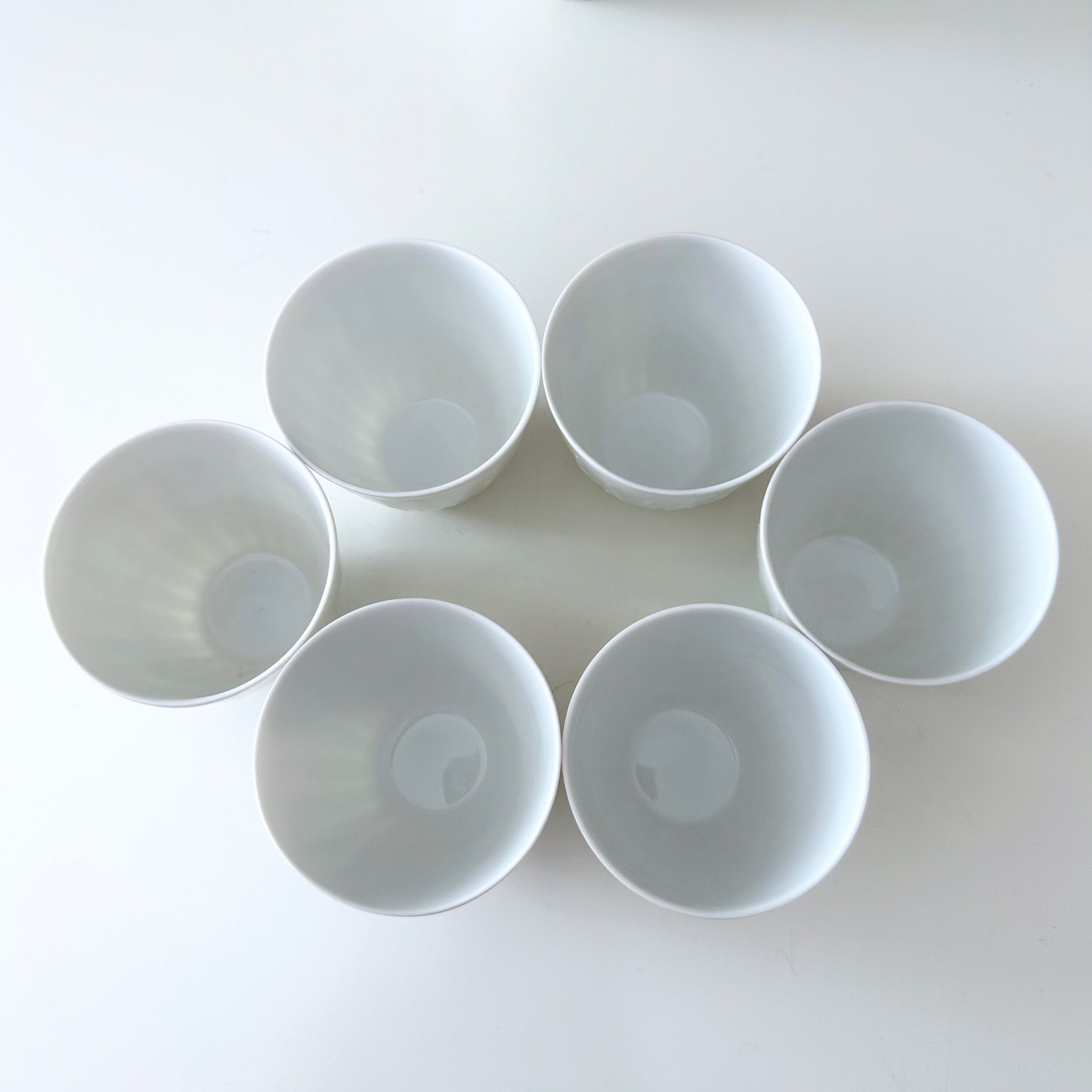 Hutschenreuther Carafe with tumblers, juice jug, white porcelain, Hutschenreuther Exzellenz