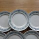 Set de 6 assiettes à dessert en terre de fer du Moulin des Loups modèle Pasteur