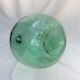 Lady Jeanne in glass 54 liters green color dimension: height -63cm- diameter -42cm-