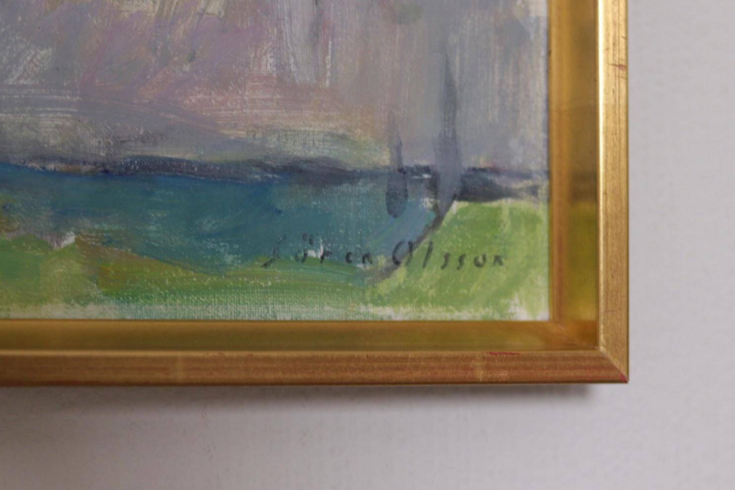 Swedish Oil on Canvas – “Spanish Landscape” by SÖREN OLSSON