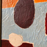 Abstract painting on canvas