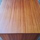 Scandinavian style mahogany 60s desk 7 drawers