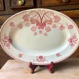 1900s oval serving dish KG Lunéville Lucien